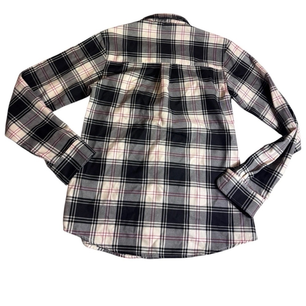 NWOT Dixxon Flannel Long Sleeve Shirt "Cro Mags" Alpha Omega Woman’s Medium - Picture 2 of 7